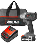 Cordless Impact Driver With 20 Volt Brushless Motor Monster Torque Up To 1590 Inch Pounds Variable Speed Up To 2900 RPM One Quarter Inch Hex Drive Includes 2Ah Battery Quick Charger Carry Bag And Lightweight Compact Design
