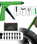 DIY Tubeless Tire Repair Kit With Mushroom Plug Gun For Punctures And Flats On Cars Motorcycles ATVs Trucks And Tractors