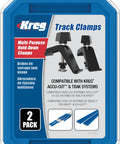 Premium Circular Saw Track Guide With Precision Track Clamps, 50 Inch Anti Splinter Rail Cuts Clean As A Whistle On Plywood And Melamine handles rough shop work, two multi-purpose hold-down clamps in a package.