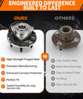 Comparison of 4WD Front Wheel Hub Bearing Assembly With ABS For Chevrolet Silverado Tahoe Suburban Avalanche Express 1500 6 Lug