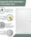 Top Grade Flush Mount Access Panel For Drywall Walls 24X36 Inch Hidden Steel Door Featuring No Sweat Setup And A Barely Visible Seam For Stress Free Home Repairs with smooth textured finish and lockable design