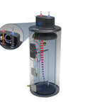 50 Gallon Electric Water Heater With WiFi And SmartHQ App Control showing internal components and plumbing features.