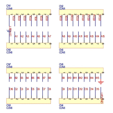 Schematic diagram of Electronic Hourglass LED DIY Kit For Welding Practice, Blue Ray PCB Board Project With Step By Step Guide.