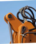 Two Piece Excavator Pin Shim Kit With Durable Round Rubber Washers For Easy Replacement Compatible With Boom Pads Reducing Noise And Vibration In Industrial Machinery on excavator boom joint