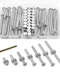 All In One Must Have Hardware Replacement Kit For Baby Cribs And Bunk Beds With M6 Hex Socket Cap Screws, Barrel Nuts, And Wrenches