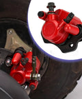 Go Kart Heavy Duty Brake Master Cylinder Caliper Assembly With 69 Inch Hydraulic Hose For 196cc KT196 GK200 Go Karts Replacement