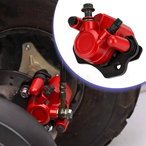 Go Kart Heavy Duty Brake Master Cylinder Caliper Assembly With 69 Inch Hydraulic Hose For 196cc KT196 GK200 Go Karts Replacement