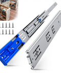 Heavy Duty Beefed Up Drawer Slides 24 Inch Full Extension Soft Close Ball Bearing Silent Glide, steel rails with screws