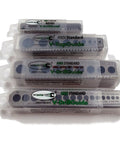 4 Piece Precision Drill Guide Set With SAE Hole Sizes And Numbered Holes, visible in durable plastic cases.