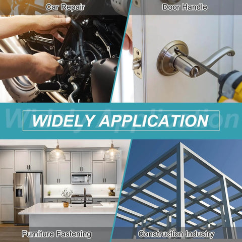 Wide application uses of Grub Screws Set M8-1.25 X 30mm, 304 Stainless Steel Cup Point Allen Head Screws in various industries.