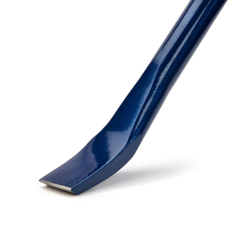 Close-up of the dual-end chrome alloy Beefy 30 Inch Alignment Bar Dual End Prying Tool In Chrome Alloy Steel Built Tough For Bend Resistance.