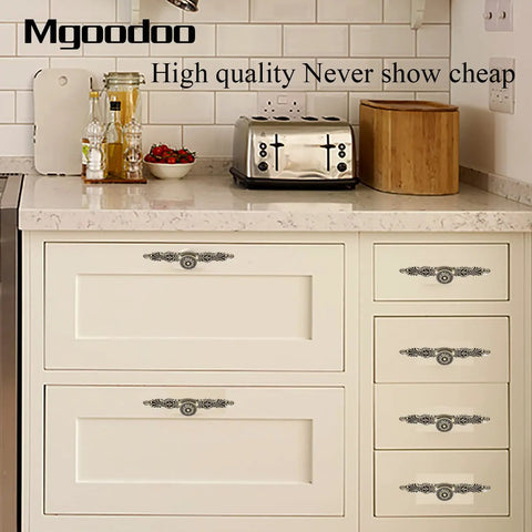 Top Notch Vintage Antique Bronze Cabinet Pulls With Three Point Seven Inch Spread Offering A Breeze Install Thanks To Flexible Screws on kitchen drawers.