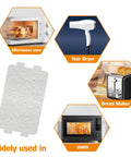 5 Pcs Mica Sheet 117mm X 64mm Heat Resistant Insulation for Microwave, Hair Dryer, and Toaster in use