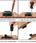 Installation steps for Heavy Duty RV Drawer Latches And Cabinet Door Catches 20 Pack With 10 Lbs Hold Power Includes Mounting Screws.