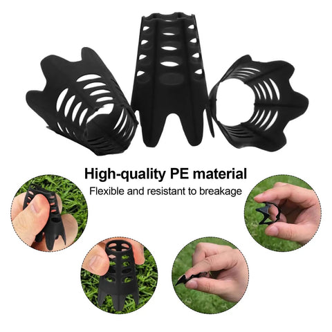 Golf Simulator Tees 24 Piece Practice Kit With 12 Tall And 12 Short Tees For Indoor And Outdoor Golf Training Durable PE Plastic