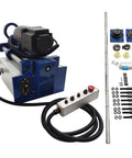 JARYANNIX portable line boring machine, blue 110V, with 5.25 ft × 1.18 in connecting bar and accessories
