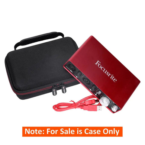 Road Ready Tough EVA Case For Focusrite Scarlett 2i2 4th Gen And Solo 4th Gen And 2i2 3rd Gen And Solo 3rd Gen USB Audio Interface