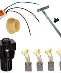 Armature Assembly 120V Replacement Part for H65SD3 Drill Model 361024U with gears and electrical wires shown