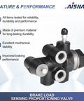 Heavy Duty Brake Load Sensing Proportioning Valve For Toyota Tacoma 1995 Through 2004 2.4L 2.7L 3.4L OEM Replacement with durable design.