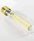 6W Dimmable LED Tubular Bulb 60W Equivalent Daylight 4000K Big Bright 600 Lumens Clear Glass Vintage Edison Style E26 Base