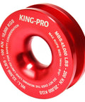 Red 45000 Lbs Snatch Recovery Ring For Off Road Vehicles, Heavy Duty Winch Snatch Block Pulley Tow Ring For ATV UTV SUV Truck