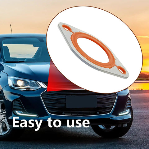 Heavy Duty Aluminum 1/8 Inch Water Neck Housing Gasket With Silicone Seal Replacement For Chevy Small Block And Big Block V8 Engines Including 265 283 305 327 350 383 396 400 427 454 472 500 Hot Rod Ready, aluminum gasket with silicone seal