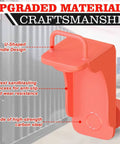 2 Pack Heavy Duty Shipping Container Jack Lug Set With U Shape Handle And Limiter For Container Homes And Sea Can Stabilization Booster Lifter, 75,000 Pounds Total Capacity, 12,500 Pounds Per Corner, close-up view of design and materials