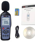 Digital Sound Level Meter And Noise Logger For Work And Home, Measures 30 To 130 dBA With 1.5 dB Accuracy, includes accessories