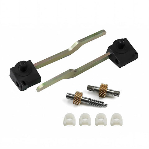 Straight Up Convertible Top Latches And Motor Repair Gears Kit For Bmw E36 E46 E64 includes aluminum and plastic components for roof repair.