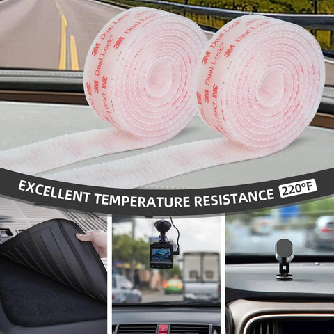 Game Changer Dual Lock Reclosable Fastener Tape Killer Hold Heavy Duty Adhesive Strip Easy Peel And Stick No Fuss Reusable Bond For Home Repairs And Garage Work Clear One Inch By Four Feet Roll displayed on a dashboard with applications.