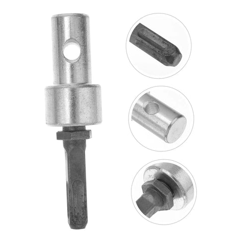Electric Drill Bit Converter Adapter Universal Earth Auger Drill Chuck For Power Tools Heavy Duty Easy To Use Abrasion Resistant Connector