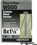 Built Tough Gray Epoxy Exterior Deck Screws 181 Pack Bugle Head Fasteners All Season Outdoor Hardware on a retail box.