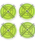 4 Piece Mini Bubble Level Tool Set for Construction and Mechanical Work, high precision small level instrument circles
