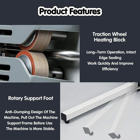 Dang Fast Portable Air Pillow Maker - No Hassle On Demand Cushioning System features heating block and rotary support foot.