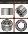 Front Wheel Hub Bearing For Hyundai Accent 2000-2017, Elantra 1996-2000, Tiburon 1997-2001, Kia Rio 2006-2011, Rio5 2006-2011 Without ABS in multi-angle view