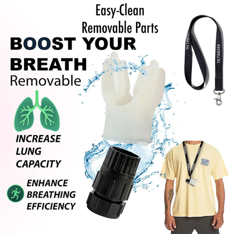 Portable Lung Trainer For Adults Ready For Daily Breathing Workouts On The Go Improve Lung Capacity And Respiratory Muscle Strength
