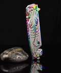 Folding Pocket Knife With 3D Titanium Plated Scorpion Handle Dope Rainbow Finish 3.6 Inch Razor Sharp Blade In 440 Stainless Steel EDC