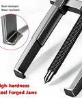 High-hardness steel jaws of Heavy Duty No Nonsense Adjustable Bearing Separator Removal Tool For Auto Repair And Machinery Maintenance