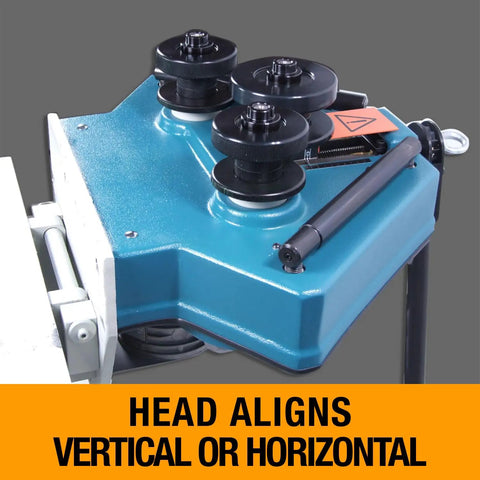 Variable Speed Ring Roll Bender For 2 Inch Tubing And 1.5 Inch Schedule 40 Pipe Upright Or Horizontal Bends