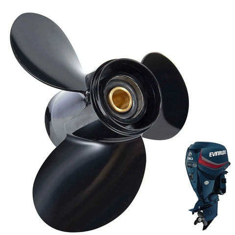 14 Inch Diameter 13 Pitch Aluminum Boat Outboard Propeller Right Hand Rotation For Evinrude Johnson OMC Stern Drive 40 140HP