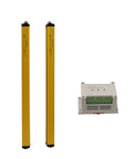 Heavy-Duty Safety Light Curtain Guard For Punching Machines With 40mm Beam Pitch, 26 Beams, 1000mm Protection Height, Controller Included