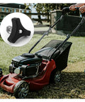 Sweaty Grip Upgrade! Tough Plastic Lawn Mower Handle Screw Nut Kit With Triple-Cornered Knob Non-Slip Replacement Part Built Like A Tank For Heavy Duty Mowing Jobs And Easy Tool-Free Tightening Sessions Today, black plastic handle nut on push mower