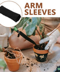 Dang Tough Cut Resistant Arm Sleeves For Gardeners And Carpenters With Elastic Wrist Guard used while planting in pots.