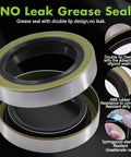 Trailer hub bearing kit, 4pk, with 1.98in dust covers, spindle nuts, grease seals for #84 spindle and 3500-lb axles