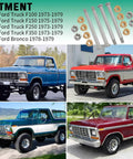 Door Hinge Pin And Bushing Repair Kit For Ford F150 F250 F350 1973 1979 And Bronco 1978 1979 with various Ford trucks