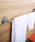 16 Inch Stainless Steel Towel Bar With 3M Self Adhesive Wall Mount No Drill Brushed Nickel For Bathroom And RV Heavy Duty