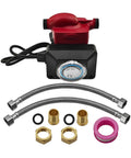 Straight Up Replace Grundfos Hot Water Circulator Pump Up15 10Su7P TLC 115 Volt 25 Watt with hoses and fittings.