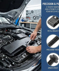 Heavy Duty Auto Body Screws And Bolts 50 Pack Badass Vehicle Splash Shield Clips Rust Resistant U Nut Fasteners Universal Fit, mechanic working on engine