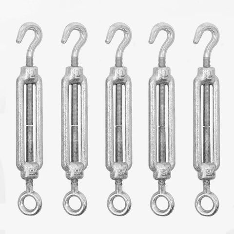 Complete Batting Cage Netting Wire Tension Kit For Easy Hang Of A 70ft Baseball Cage Heavy Duty Tension System with snap hooks
