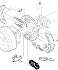 Heavy Duty Golf Cart Brake Shoes Kit For Club Car DS And Precedent Featuring Top Shelf Grip For Easy Install parts diagram.